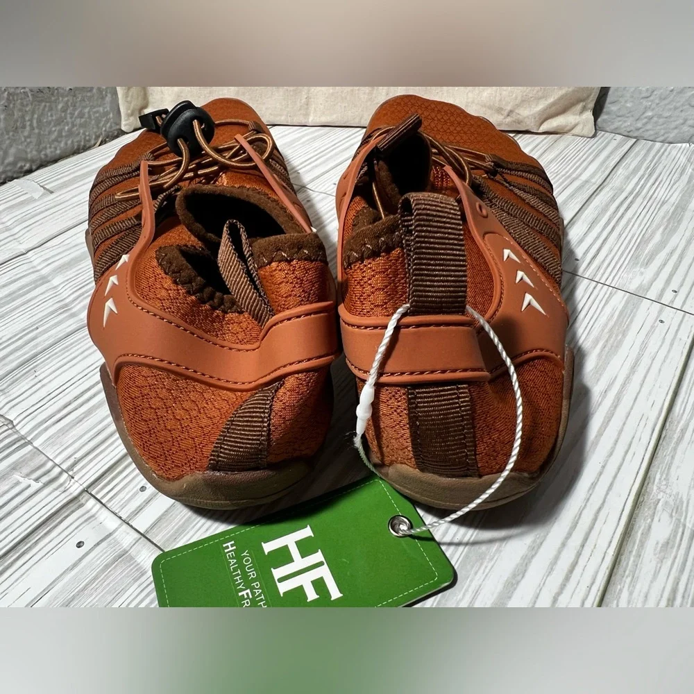 Hike footwear Caspian Adventure Outdoor Non-slip Barefoot Shoes copper men 6/6.5